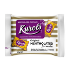 Kurols mentholated pastilles packaging on a white background